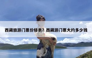 西藏旅游门票价格表？西藏游门票大约多少钱