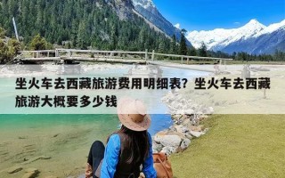 坐火车去西藏旅游费用明细表？坐火车去西藏旅游大概要多少钱